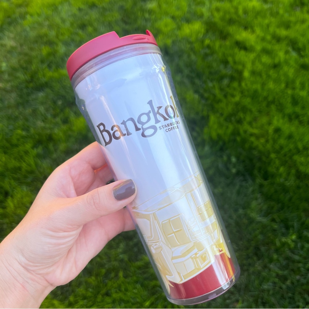 Starbucks Bangkok Travel Icon Series Tumbler Coffee Cup with Lid 12oz